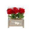 UMAI Artificial Plants for Home Decor with Pot Red Roses - LXINDIA.COM