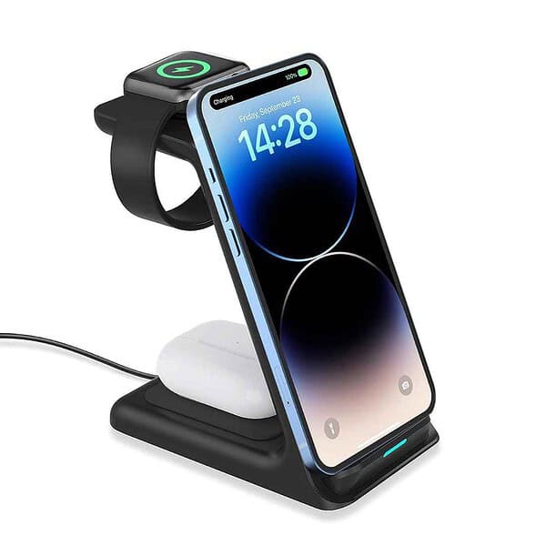 UNIGEN UNIDOCK 250 3 in 115W Type C Wireless Charging StandUD250BK - LXINDIA.COM