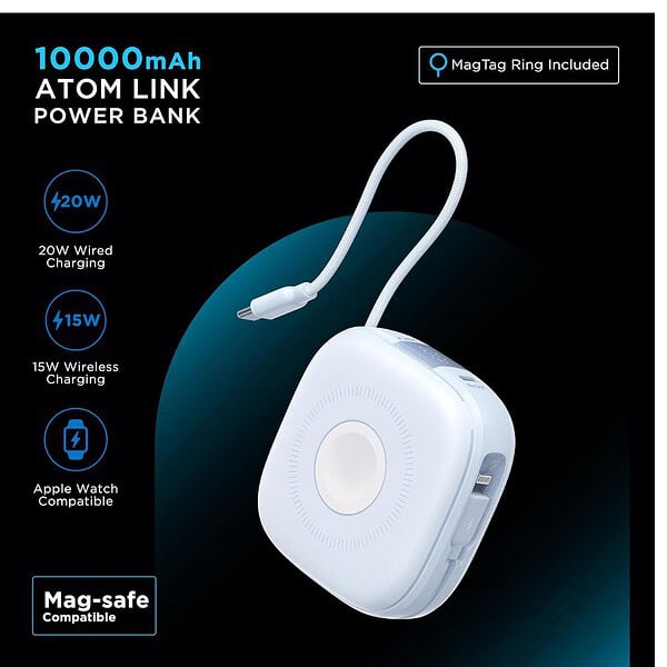 URBN 10000mAh Atom Link 5 in1 Magsafe Power Bank 1 - LXINDIA.COM