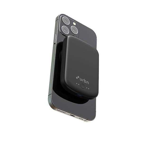 URBN 5000 mAh Premium Black Edition Magsafe Power Bank - LXINDIA.COM