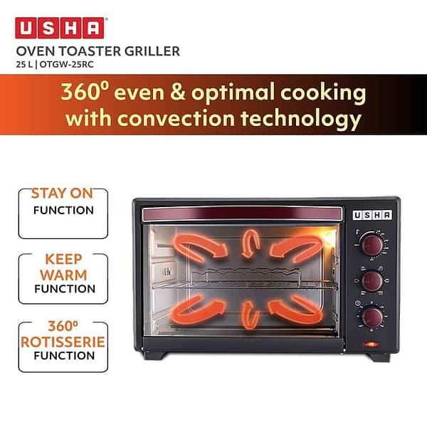 USHA 25 Liters OTGW 25RC Oven2 - LXINDIA.COM