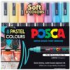 Uni Ball Posca 5M Bullet Shaped Markers Multicolour Pack Of 8 - LXINDIA.COM