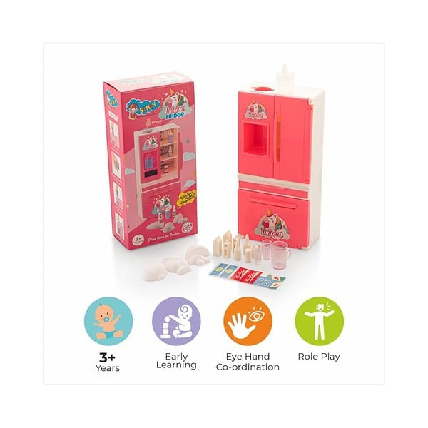 Unicorn Fridge Kitchen Toy Set Non Toxic Plastic Accessories 3 - LXINDIA.COM