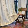 Urban Space Boho Decorative Curtains for Window Set of 1 Boho Grey 5 Feet - LXINDIA.COM