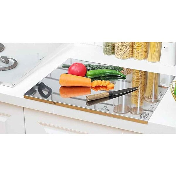 UrbanFix Counter Top Stainless Steel Chopping Board Extra Large - LXINDIA.COM