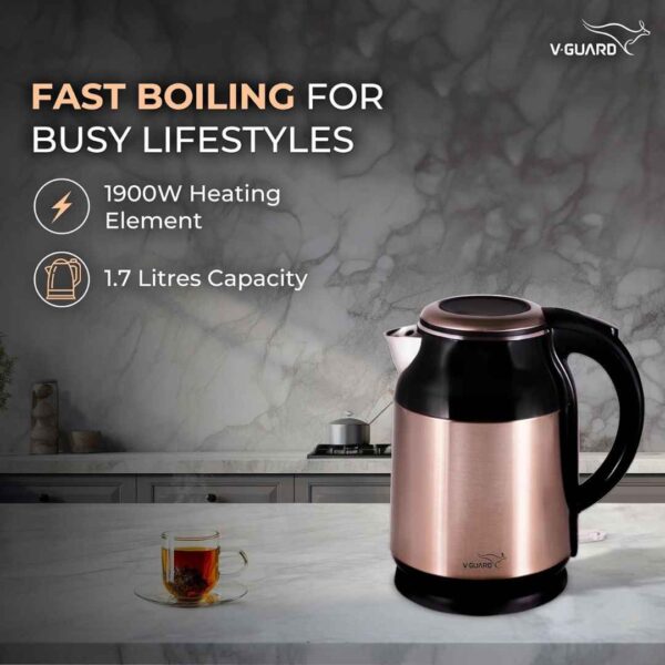 V Guard VKS17 Prime Electric Kettle 1.7 Litre2 - LXINDIA.COM