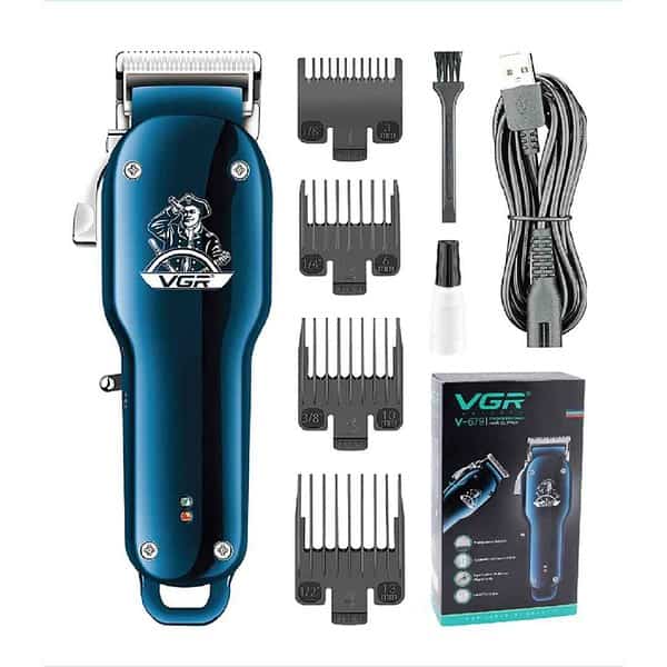 VGR Professional Multipurpose Beard and Hair Trimmer Model 4 Blue1 - LXINDIA.COM