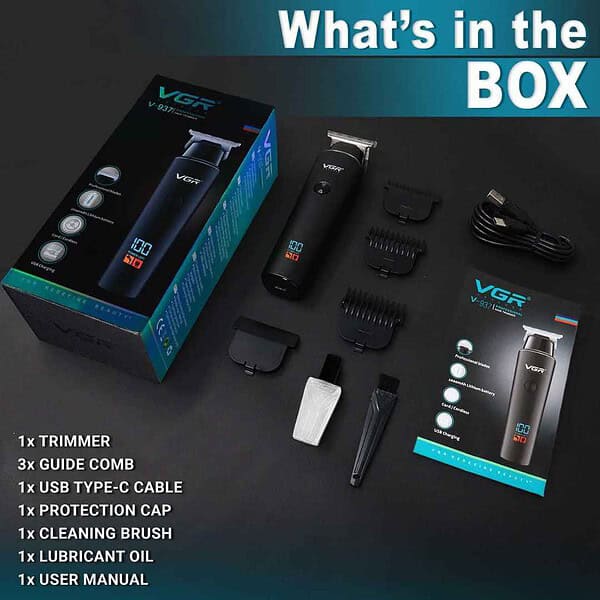 VGR V 937 Professional Corded and Cordless Hair Trimmer2 - LXINDIA.COM