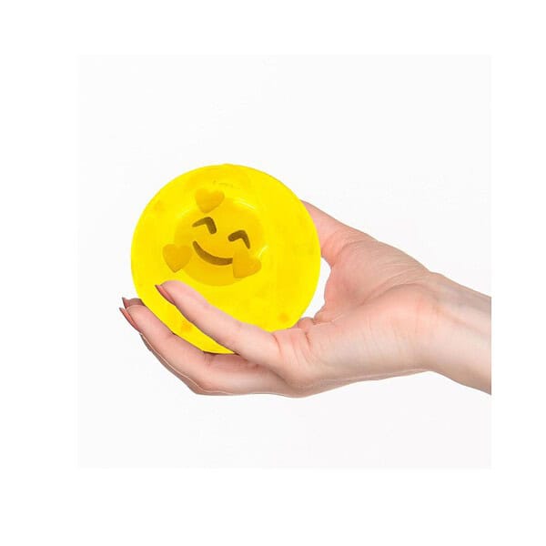 VGRASSP Emoji Faced 2.5 Inch Diameter LED Light Up Bouncy Ball Toy 3 - LXINDIA.COM