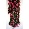 VRB Dec Plastic 1 Pcs Artificial Hanging Plants Pink - LXINDIA.COM