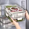 Vasukie Divided Fridge Storage Boxes - LXINDIA.COM