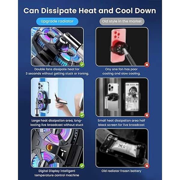 Verilux Phone Cooler Gaming Mobile Cooler Fan 1 - LXINDIA.COM