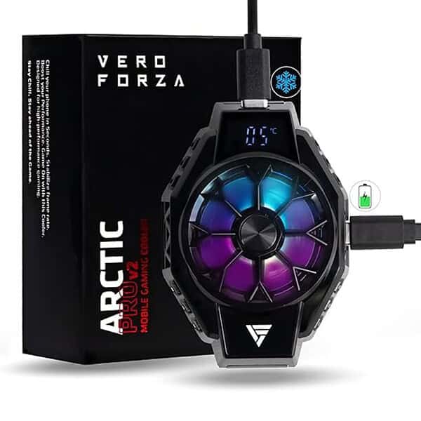 Vero Forza Arctic Pro V2 Mobile Cooler for Gaming Black Arcticpro V2 - LXINDIA.COM