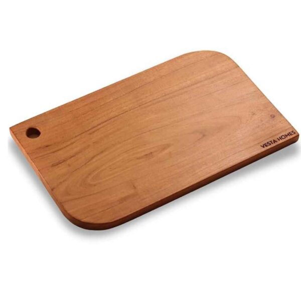 Vesta Homes Single Block Wooden Chopping Board for Kitchen 33 x 21cm - LXINDIA.COM