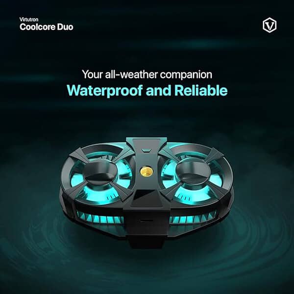 Virtutron Frost Master Plus Wired Mobile Cooler Gaming Fan Double Fan 2 - LXINDIA.COM