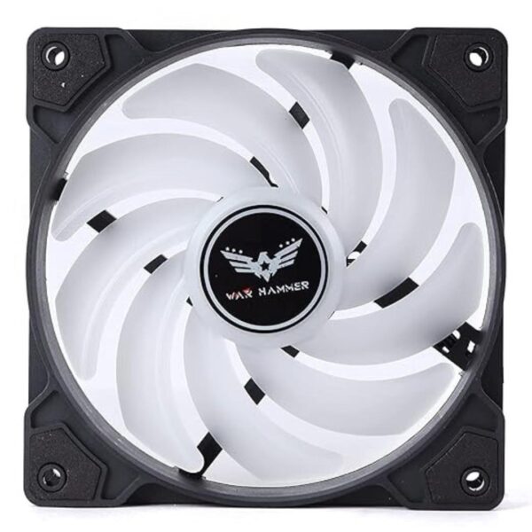 WAR HAMMER Kratos 120 mm Auto RGB Kit 1500 RPM Case Fan 1 - LXINDIA.COM