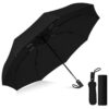 WIDEWINGS Umbrella 3 Fold with Auto Open and Close BLACK - LXINDIA.COM