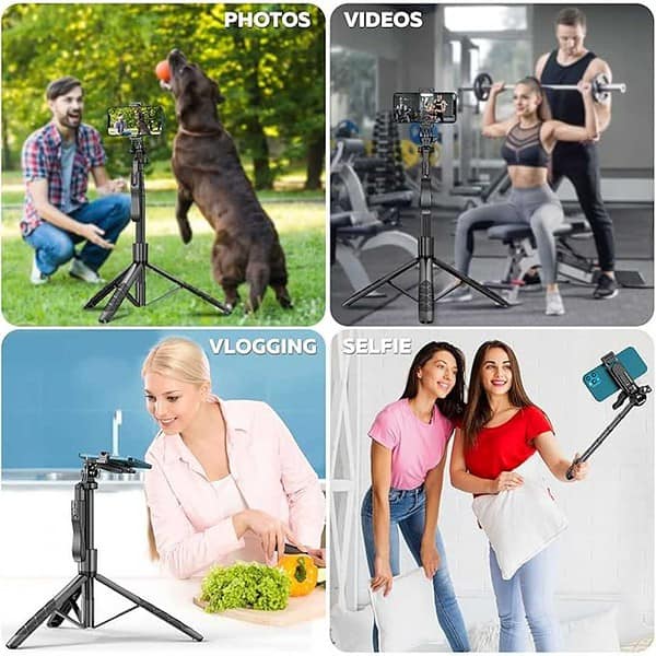 WeCool S5 Selfie Stick with Tripod Stand 3 - LXINDIA.COM