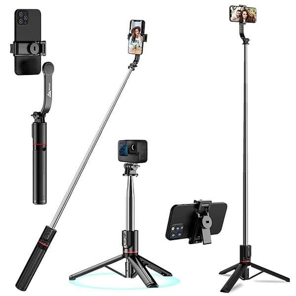 WeCool S6 Reinforced Bluetooth Selfie Stick with Tripod Stand - LXINDIA.COM