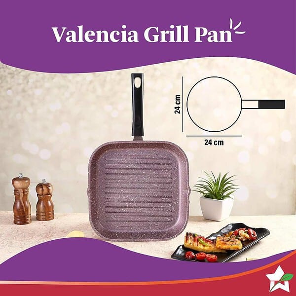 Wonderchef Valencia Non Stick Grill Pan A - LXINDIA.COM