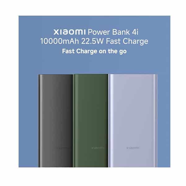 Xiaomi Power Bank 10000mAh 22.5W Olive Green 1 - LXINDIA.COM