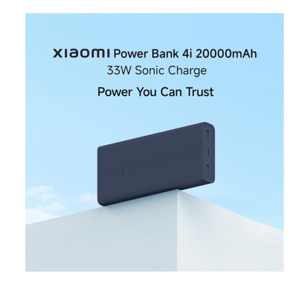 Xiaomi Power Bank 4i 20000mAh 33W Blue 1 - LXINDIA.COM