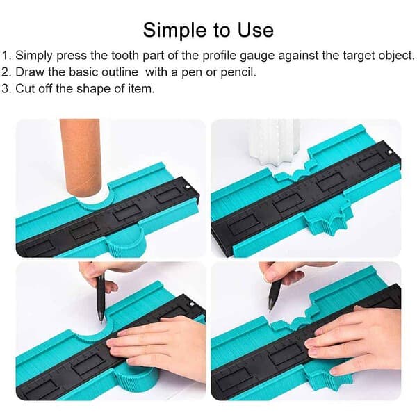 YOLETO Contour Gauge Profile Tool for Measuring2 - LXINDIA.COM
