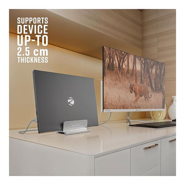 ZEBRONICS NS2000V Vertical Laptop Stand 1 - LXINDIA.COM