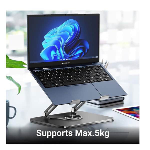 ZEBRONICS NS3000 PRO 360 degree Rotatable Laptop Stand 2 - LXINDIA.COM