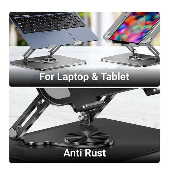 ZEBRONICS NS3000 PRO 360 degree Rotatable Laptop Stand 3 - LXINDIA.COM