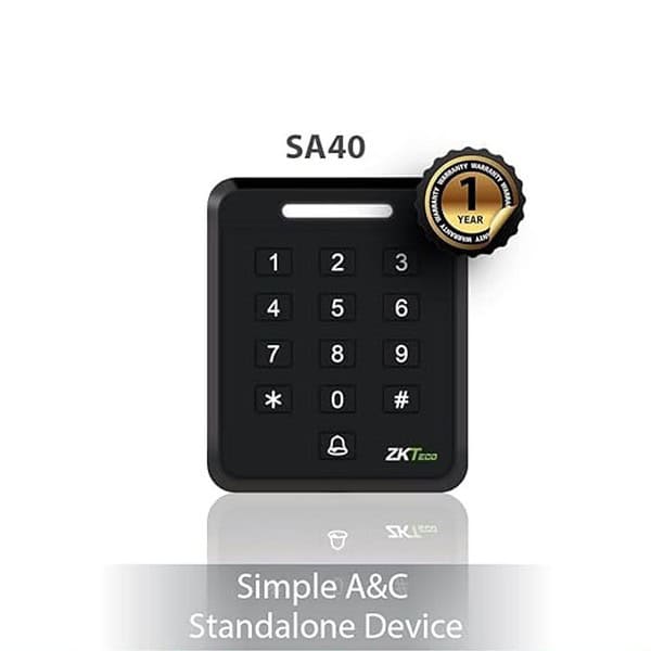 ZKTeco SA40 Access Control System with passcode and Smart Card 1 - LXINDIA.COM