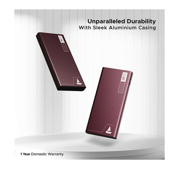 boAt Energyshroom PB300 Powerbank Burgundy 3 - LXINDIA.COM