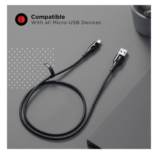 boAt Micro USB 600 Smart Auto Disconnecting Cable 2 min - LXINDIA.COM