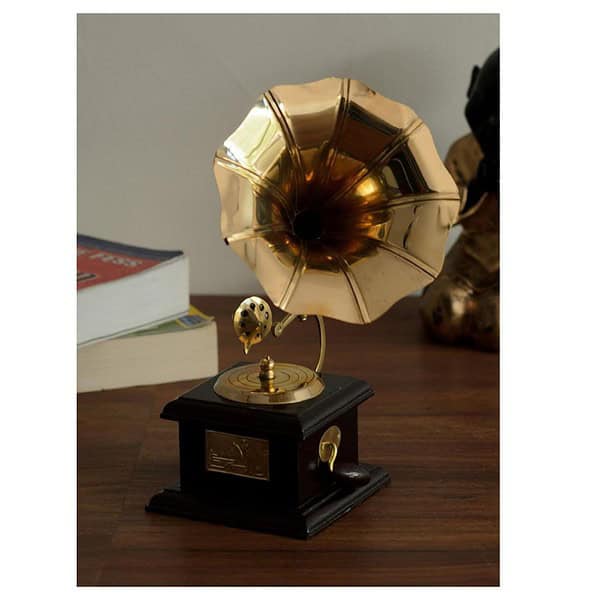 eCraftIndia Antique Music Decorative Canon Brass Showpiece 1 - LXINDIA.COM