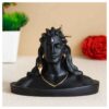 eCraftIndia Black Resin Handcrafted Adiyogi Shiva Statue 1 - LXINDIA.COM