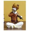 eCraftIndia Handcrafted Polyresin Rajasthani Musician 1 - LXINDIA.COM