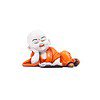 eCraftIndia Polyresin Resting Buddha Orange - LXINDIA.COM