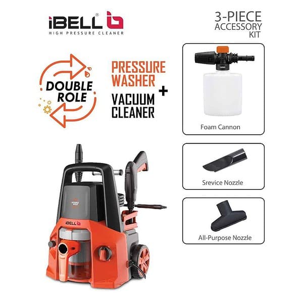 iBELL IBLDR 3 in1 Electric Pressure Washer Car Vacuum Cleaner with Blower2 - LXINDIA.COM