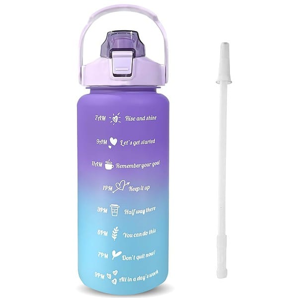 idensic 2000ml Sports Gallon Motivational Water Bottles - LXINDIA.COM