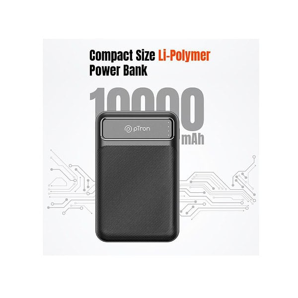 pTron Dynamo Spark 10000mAh Black 2 - LXINDIA.COM