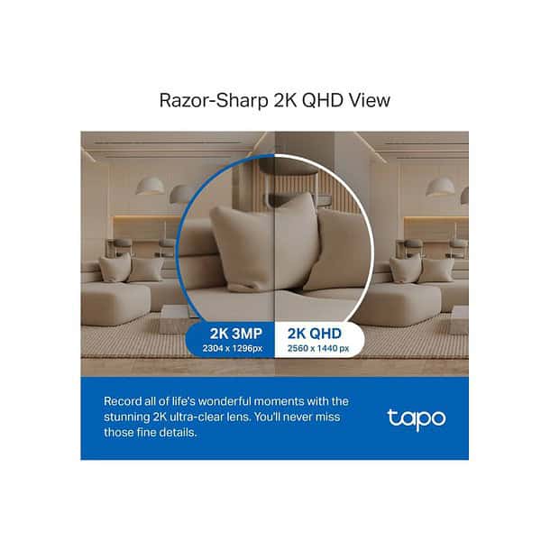 tp link Tapo C220 Pan or Tilt AI Home Security Wi Fi Camera 2 - LXINDIA.COM