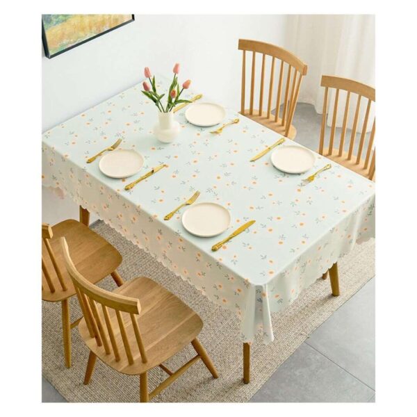 wolpin Polyvinyl Chloride Pvc Dining Rectangular Table Cover 1 1 - LXINDIA.COM